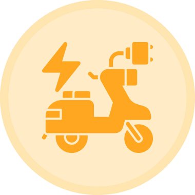 Motosiklet. Web simgesi basit illüstrasyon