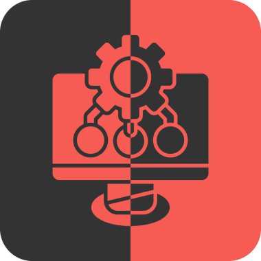 seo modern simgesinin vektör illüstrasyonu