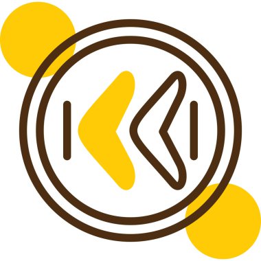 Tek bir simgenin vektör illüstrasyonu