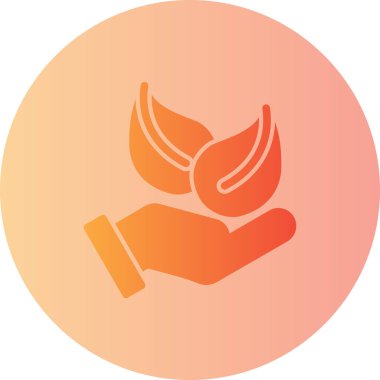 Kalbi olan bir adamın vektör çizimi