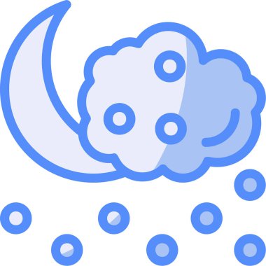 Hava durumu. Web simgesi basit illüstrasyon