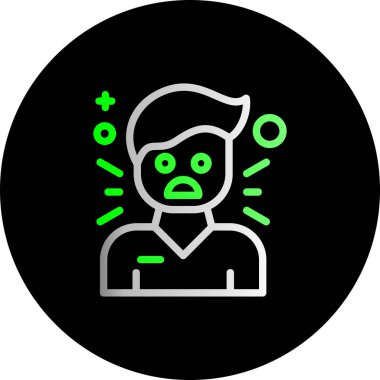 Eşsiz Kullanıcı Hesap Vektörü Glyph Simgesi