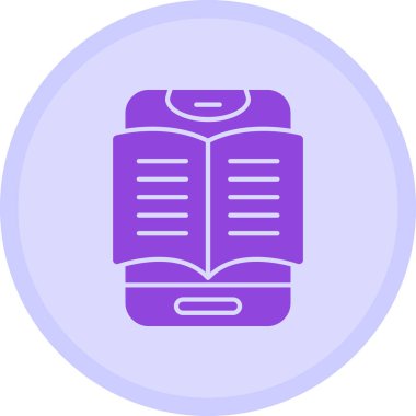Kitap. Web simgesi basit illüstrasyon