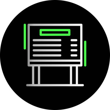 Yeşil ekranlı bilgisayar monitörü ve ekranlı laptop.