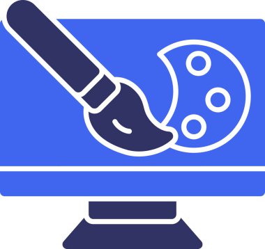 boya simge vektör çizim