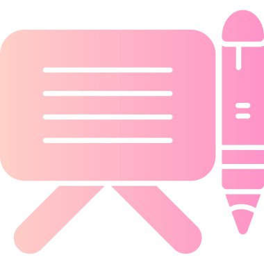 Kalem ve kalemin vektör çizimi