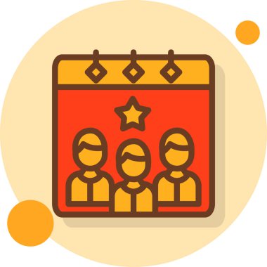 Bir yıldız simgesinin vektör illüstrasyonu