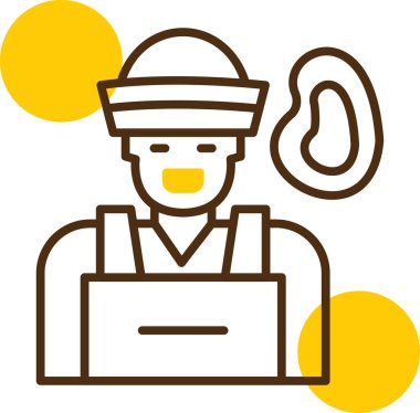 İşçi adam simgesi ana hatlarıyla