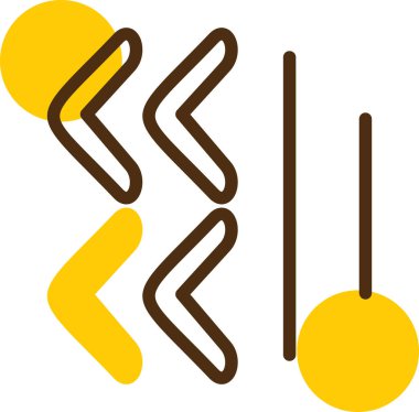 Tek bir simgenin vektör illüstrasyonu