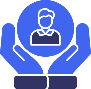 avatar. Web simgesi basit illüstrasyon