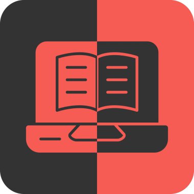 kitap simgesi vektör illüstrasyonu