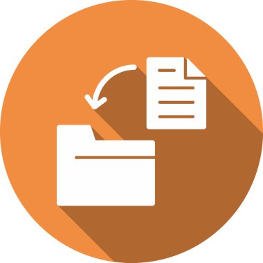 dosya biçimi simgesi, vektör illüstrasyonu