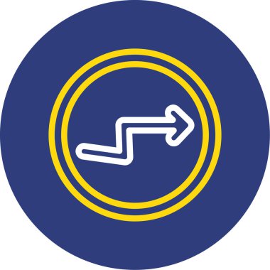 ok simgesinin vektör illüstrasyonu