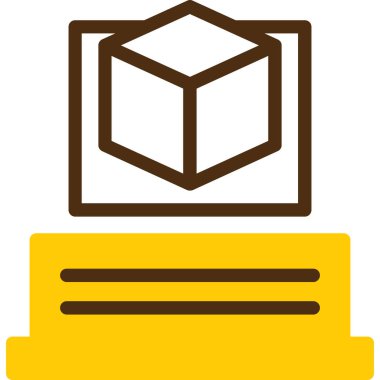 kutu simgesi vektör illüstrasyonu