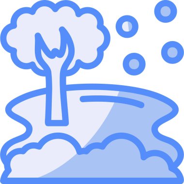 Genel hatlarıyla iklim iklimi simgesi