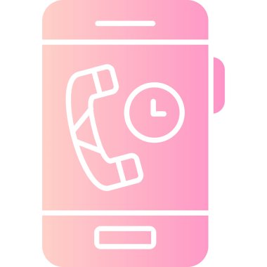 akıllı telefon vektör simgesi modern illüstrasyon