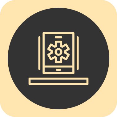 Simge vektör illüstrasyonu ayarlanıyor