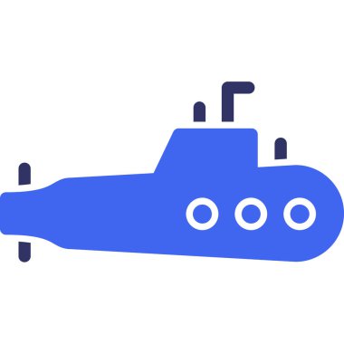 Denizaltı simgesi. özet çizimi 