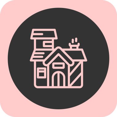 ev simgesi vektör illüstrasyonu