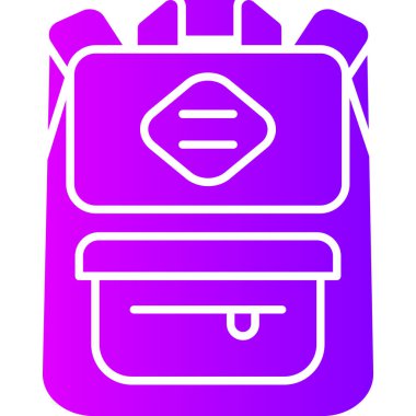 Evrak çantası modern simgesinin vektör illüstrasyonu