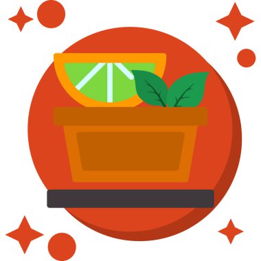 Turuncunun vektör illüstrasyonu