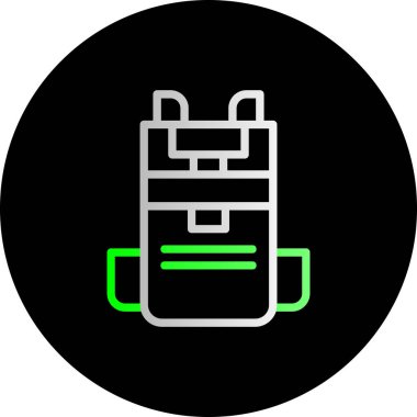 Modern oto tamir simgesinin vektör illüstrasyonu