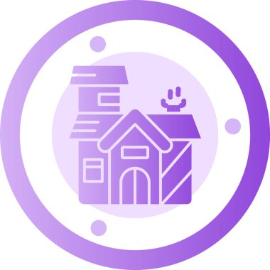 Bir köpek ikonu olan eşsiz bir ev