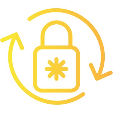 ikon vektör illüstrasyonunu kilitle