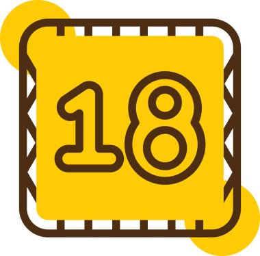 Takvim tarihi simgesinin vektör illüstrasyonu