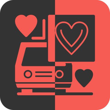 kalp vektör simgesi