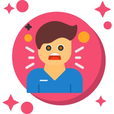 Doktor. Web simgesi basit illüstrasyon