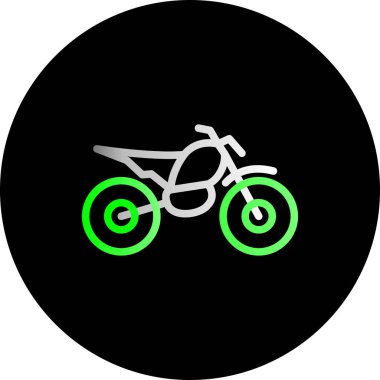 Projeniz için vektör bisiklet simgesi