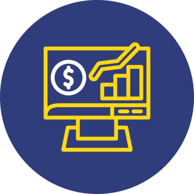 Seo simgesinin vektör illüstrasyonu