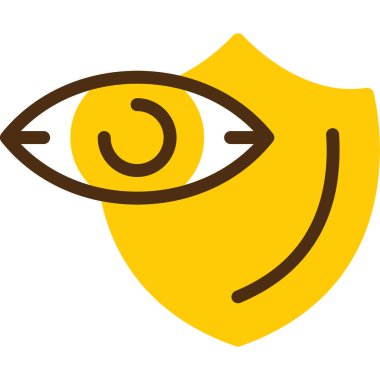 Göz simgesi vektör illüstrasyonu