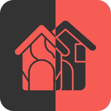 Emlak konsepti. basit vektör