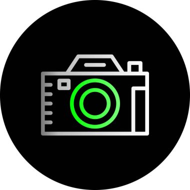 kamera vektör simgesi modern illüstrasyon