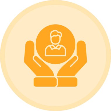 İş ve finans simgesinin vektör illüstrasyonu