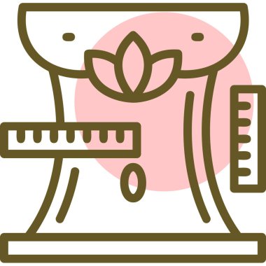 Bir çiçeğin vektör illüstrasyonu