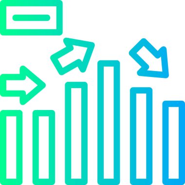 grafik grafik simgesi - taslak biçimi