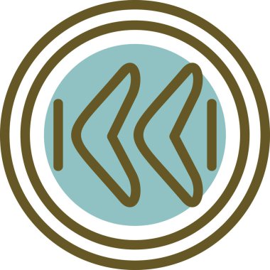 Modern bir simge tasarımının vektör illüstrasyonu