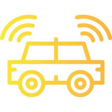 araba paylaşım simgesi vektör çizelgesi çizimi