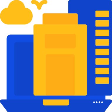 veri bulut depolama simgesi