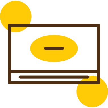 bilgisayar simgesi vektör illüstrasyonu