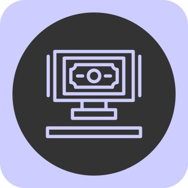 seo modern simgesinin vektör illüstrasyonu