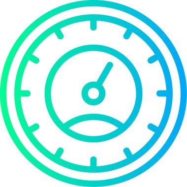 Saat. Web simgesi basit illüstrasyon