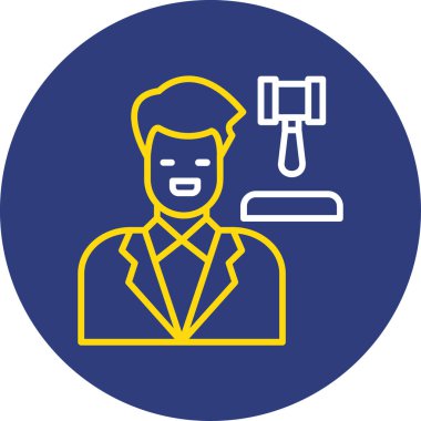 İnsan simgesinin vektör illüstrasyonu