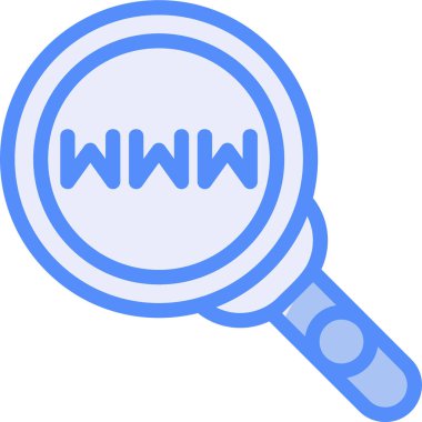 Ara. Web simgesi basit illüstrasyon