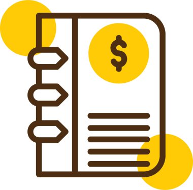 iş finans simgesi, vektör illüstrasyonu