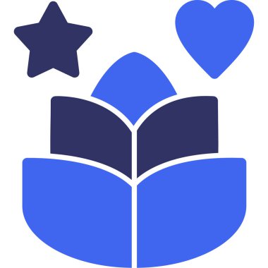 kitap simgesi, vektör illüstrasyonu