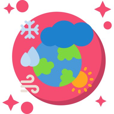 dünyanın vektör illüstrasyon.